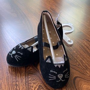 🐱CAT & JACK /kitty cat flats, NWT